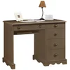 Image de Beaux Meubles Pas Chers Bureau Taupe 5 Tiroirs Style Anglais