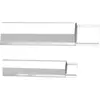 Image de Cache câble TV ESSENTIELB Alu eclipe blanc 1.1m