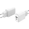 Image de Chargeur ESSENTIELB 20W USB-A + USB-C blanc