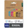 Image de Cartouche d'encre ESSENTIELB E202XL Noir + 3 couleurs