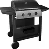 Image de Barbecue gaz LISTO BGZ L1 noir 3 brûleurs sur chariot, 51x34 cm