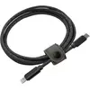 Image de Câble Lightning ADEQWAT vers USB-C 3M Noir