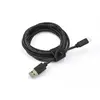 Image de Câble USB C ADEQWAT vers USB 2M tressé Noir compatible iPhone 17 16 15 Pro Max et Samsung Galaxy S25 S24 Ultra