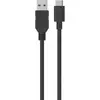 Image de Câble USB ESSENTIELB vers USB 1M Noir compatible iPhone 17 16 15 Pro Max et Samsung Galaxy S25 S24 Ultra