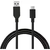 Image de Câble USB C ESSENTIELB Câble vers USB 2M Noir compatible iPhone 17 16 15 Pro Max, Samsung Galaxy S25 S24 Ultra