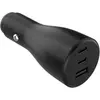 Image de Chargeur allume cigare ADEQWAT 72W 2x USB-C + USB-A noir