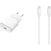 Image de Chargeur + câble ESSENTIELB 20W USB-C + Cable USB-C 1M Blanc