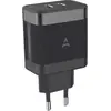 Image de Chargeur ordinateur portable ADEQWAT 65W charge rapide 2 USB-C - Noir