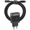 Image de Chargeur + câble ADEQWAT 65W 2 USB-C + Câble USB-C 2M - Noir