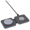 Image de Chargeur ADEQWAT sans fil MagSafe 2 en 1 plat pliable 15W