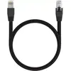 Image de Câble Ethernet ADEQWAT RJ45 1M Droit CAT8 noir
