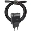 Image de Chargeur + câble ADEQWAT 45W charge rapide USB-A/USB-C + Câble 1M