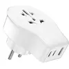 Image de Adaptateur de voyage ESSENTIELB Monde vers Europe 20W