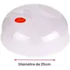 Image de Cloche anti-projections ESSENTIELB pour micro-ondes 25cm