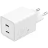 Image de Chargeur ESSENTIELB 40W charge rapide 2 USB-C - Blanc