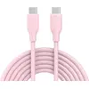 Image de Câble de charge ESSENTIELB vers USB-C silicone 2M Rose
