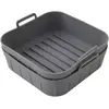 Image de Panier ESSENTIELB Lot de 2 Carrés en Silicone Réutilisable - Moule Antiadhésif pour AirFryer & Four