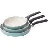 Image de Essentielb - Batterie De Cuisine  3 Poeles Céramique 20-24-28cm