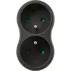 Image de Essentielb - Multiprise  Biplite En Bioplastique Noire