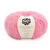 Image de Pingouin - Pelote de Laine Pingo Brush Mohair - Laine à Crocheter et à Tricoter - 17% LAINE,17% MOHAIR,55% ACRYLIQUE,11% POLYESTER - Aiguille n°6 - Couleur ROSE