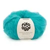 Image de Pingouin - Pelote de Laine Pingo Brush Mohair - Laine à Crocheter et à Tricoter - 17% LAINE,17% MOHAIR,55% ACRYLIQUE,11% POLYESTER - Aiguille n°6 - Couleur VERT