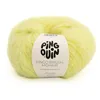 Image de Pingouin - Pelote de Laine Pingo Brush Mohair - Laine à Crocheter et à Tricoter - 17% LAINE,17% MOHAIR,55% ACRYLIQUE,11% POLYESTER - Aiguille n°6 - Couleur VERT