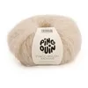 Image de Pingouin - Pelote de Laine Pingo Brush Mohair - Laine à Crocheter et à Tricoter - 17% LAINE,17% MOHAIR,55% ACRYLIQUE,11% POLYESTER - Aiguille n°6 - Couleur BLANC