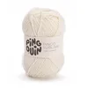 Image de Pingouin - Pelote de Laine Pingo Sublime - Laine à Crocheter et à Tricoter - 100% POLYESTER - Aiguille n°3.5 - Couleur BLANC