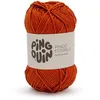 Image de Pingouin - Pelote de Laine Pingo Esterel 3 - Laine à Crocheter et à Tricoter - 100% COTON - Aiguille n°3 - Couleur MARRON