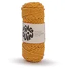 Image de Pingouin - Pelote de Laine Pingo Macrame - Laine à Crocheter et à Tricoter - 60% COTON,36% POLYESTER,4% FIBRES DIVERSES - Aiguille n°7 - Couleur JAUNE