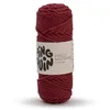 Image de Pingouin - Pelote de Laine Pingo Macrame - Laine à Crocheter et à Tricoter - 60% COTON,36% POLYESTER,4% FIBRES DIVERSES - Aiguille n°7 - Couleur MARRON