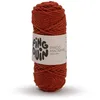 Image de Pingouin - Pelote de Laine Pingo Macrame - Laine à Crocheter et à Tricoter - 60% COTON,36% POLYESTER,4% FIBRES DIVERSES - Aiguille n°7 - Couleur ORANGE