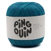 Image de Pingouin - Pelote de Laine Pingo Coco 50 - Laine à Crocheter et à Tricoter - 100% COTON - Aiguille n°2.5 - Couleur BLEU