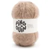 Image de Pingouin - Pelote de Laine Pingo Queen - Laine à Crocheter et à Tricoter - 10% ALPAGA,90% ACRYLIQUE - Aiguille n°6 - Couleur BLANC