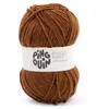 Image de Pingouin - Pelote de Laine Pingo First - Laine à Crocheter et à Tricoter - 100% ACRYLIQUE - Aiguille n°3.5 - Couleur MARRON