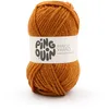 Image de Pingouin - Pelote de Laine Pingo Yarn 3 - Laine à Crocheter et à Tricoter - 20% LAINE,80% ACRYLIQUE - Aiguille n°5 - Couleur ORANGE