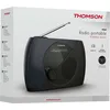 Image de THOMSON Radio Portable FM, Tuner Analogique, Secteur ou Piles - Poste Compact pour Écoute En Tous Lieux, Couleur Bleu/Noir - RT350