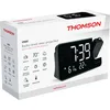Image de Radio-Réveil avec projection CP100T THOMSON , Indicateur temperature et humidité 20stations Fm mémorisables , sauvegarde de l'heure sur batterie