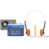 Image de BIGBEN Baladeur Cassette Bluetooth 5.4, Enceinte BT, Lecteur Enregistreur, Auto-Reverse, Rechargeable USB-C, Pack Complet 4-en-1 avec Casque 3.5mm, K7 et crayon - idéal Mixtape   EPOK REWIND+ BTTAPEBL