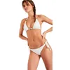 Image de BANANA MOON - Haut DE Maillot - Triangle YERO Santafe - Ecru - Taille Fabricant : XS
