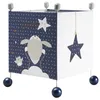 Image de Sauthon Luminaire Enfant à Poser en Tissu Bleu
