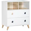 Image de Sauthon Commode 2 tiroirs 2 niches Boutons Goutte