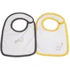 Image de Sauthon Bavoirs lot de 2 en coton blanc