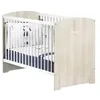 Image de Lit bébé à barreaux - 120 x 60 cm - Babyprice Smile - Hêtre