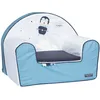 Image de Sauthon Fauteuil Club 42x51cm en Coton Bleu