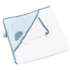 Image de Cape de bain et gant en coton