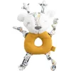 Image de Hochet en velours jaune foncé