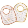 Image de Lot de 2 bavoirs en coton blanc