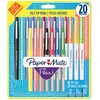 Image de Parker recharges pour stylo gel | pointe moyenne (0,7 mm) | encre noire QUINK | lot de 1