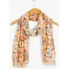 Image de Foulard rectangulaire corail Nurlu